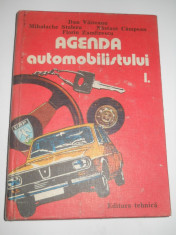 Agenda automobilului, 2 volume, 1984-1985, cartonate foto