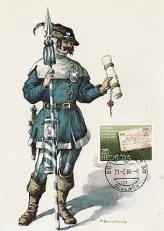 1196 - Elvetia carte maxima 1984