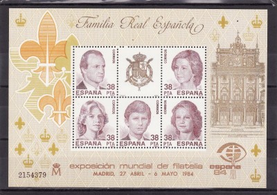 Spania 1984 - Colita Yv.no.33 neuzata foto