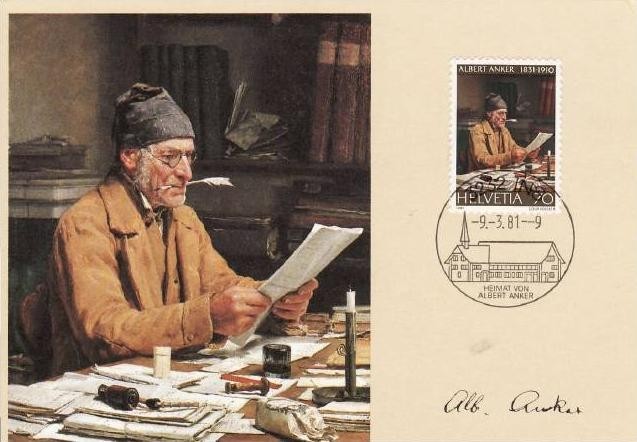 1123 - Elvetia carte maxima 1981