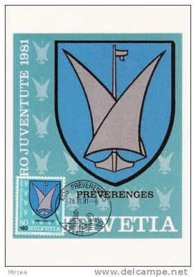 1142 - Elvetia carte maxima 1981 foto