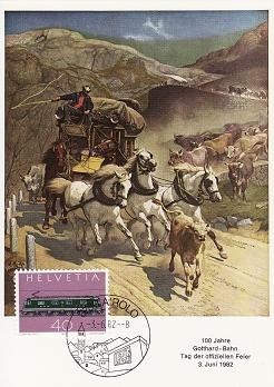 1149 - Elvetia carte maxima 1982