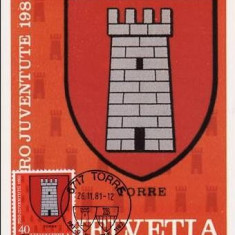 1140 - Elvetia carte maxima 1981