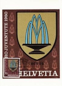 1119 - Elvetia carte maxima 1980