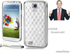 Husa protectie Luxury pentru Samsung Galaxy S4 I9500 + Folie protectie,laveta si stylus capacitiv cadou foto