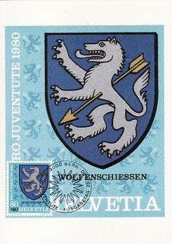 1120a - Elvetia carte maxima 1980