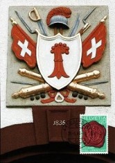 1184 - Elvetia carte maxima 1983