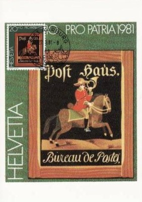 1128 - Elvetia carte maxima 1981 foto