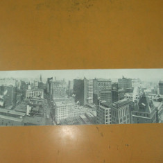 Carte postala panoramica Panoramic Postcard Chicago Panoramic from New Lassale Hotel 1909