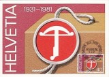 1136a - Elvetia carte maxima 1981