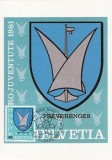 1142a - Elvetia carte maxima 1981