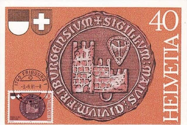 1132 - Elvetia carte maxima 1981