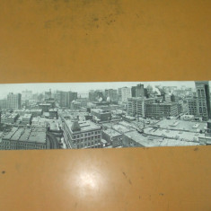 Carte postala panoramica Panoramic Postcard Chicago Panoramic from Harvester Bloc 1909