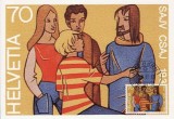 6012 - Elvetia carte maxima 1981