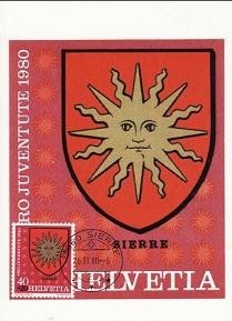 1118 - Elvetia carte maxima 1980 foto