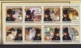 GUINEA 2009 ARTA,PICTURA MORISOT - MICHEL CAT 6863B-6870B