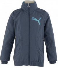 trening copii Puma Woven Tracksuit Junior 813797, ORIGINAL, poliester, gri, marimi: L - LICHIDARE STOC foto