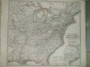 Harta Statele Unite ale Americii de Nord cu Florida Gotha Justus Perthes 1866 de F. von Stulpnagel