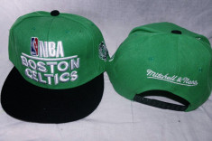 Sapca Snapback Mitchell &amp;amp;amp;amp;amp;amp; Ness NBA Boston Celtics hip hop -50% foto