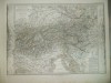 Harta Sud - estul Germaniei si nordul Italiei Gotha Justus Perthes 1867 de H. Berghaus