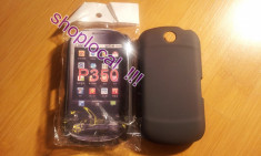 HusA plastic tare culoarea NEAGRA /Negru - LG Optimus Me P350 foto