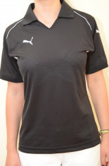 tricou dama Puma Long Sleeve Tee 504150, ORIGINAL, poliester, negru, marimi: numai XL - LICHIDARE STOC foto