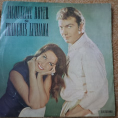 Jacqueline Boyer Francois Lubiana disc vinyl lp muzica pop usoara EDE 0136 VG