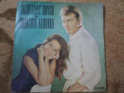 Jacqueline Boyer Francois Lubiana disc vinyl lp muzica pop usoara EDE 0136 VG foto