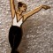 I.059 INSIGNA PIN DANS BALERINA EMAIL h40mm