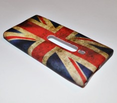 HUSA CARCASA SILICON TPU --NOKIA LUMIA 800 -- STEAG ANGLIA UK FLAG foto
