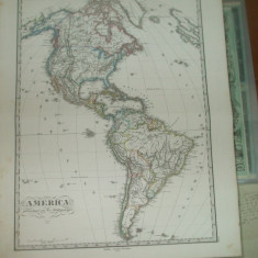 Harta America Gotha Justus Perthes 1867 de F. Von Stulpnagel