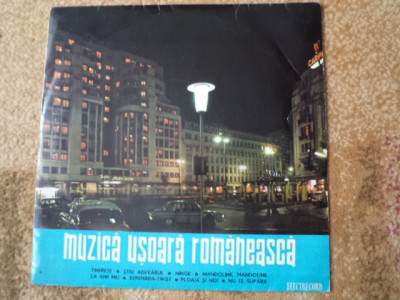 MUZICA USOARA ROMANEASCA Sincron spataru Paslaru disc 10&amp;quot; vinyl muzica pop 1157 foto
