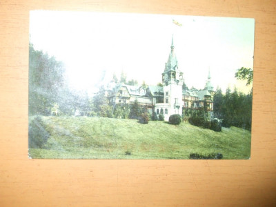 Carte postala Sinaia Castelul Peles1911 foto