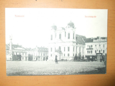 Carte postala Timisoara Temesvar hosonezy - ter 1910 foto