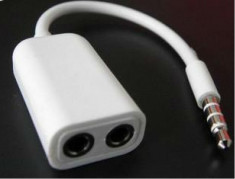 Cablu Splitter Audio, jack 3.5mm pentru iPhone iPod iPad foto