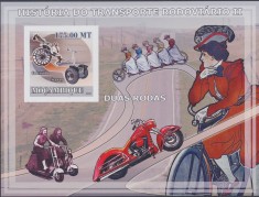 MOZAMBIC 2009 TRANSPORT,MOTOCICLETE - MICHEL CAT. 241B foto