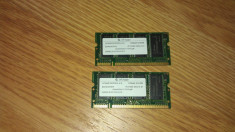 2 placute 2x256 mb Infineon DDR1 laptop foto