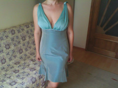 Rochie Agnes Toma,matase naturala si tafta,marime 38/40 foto