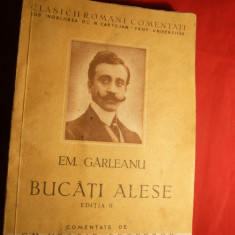 Emil Garleanu - Bucati Alese- comentate de Gh.Vrabie 1945
