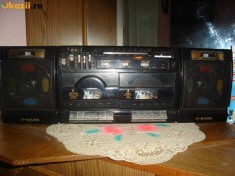 dublu radio-casetofon recorder &amp;quot;first&amp;quot; foto