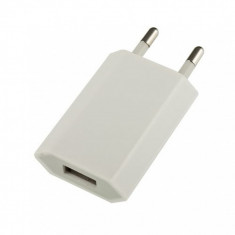 INCARCATOR iPHONE - iPOD - iPAD - ALIMENTATOR CU IESIRE USB - WHITE foto