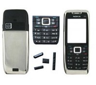 Vand Carcasa Nokia E51 Noua Completa Metalica Gri Silver Argintie Argintiu foto