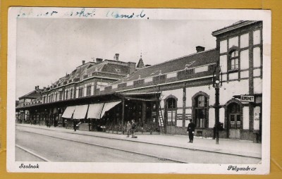 UNGARIA SZOLNOK GARA 1939 foto