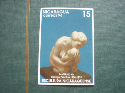 Nicaragua 1994 sculptura mi bl.234 + bl.235 foto