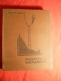 E.Abason - Elemente de Mecanica -Ed.IIa 1934 ,prefata D.Pompeiu