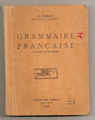 GRAMMAIRE FRANCAISE-N.SERBAN foto