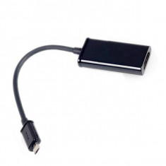 Cablu Adaptor MHL MicroUSB la HDMI Samsung Galaxy S3/Galaxy Note 2 Full 1080p HD Adaptor MHL Samsung Galaxy S3 SIII i9300 cablu Micro USB MHL la HDMI foto