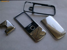 Vand Carcasa Nokia 6700 Classic Clasic Noua Metalica Completa Argintie Gri Silver Chrom Chrome Crom foto