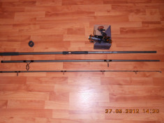 Lanseta oxygen magic carp 3.9 cu mulineta sv 60 HERCULES 10 rulmenti SI BITE RUNNER foto