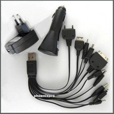 INCARCATOR UNIVERSAL USB 10 IN 1+AUTO+CASA foto